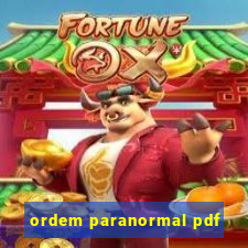 ordem paranormal pdf