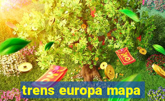 trens europa mapa