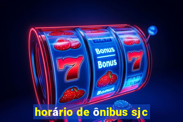 horário de ônibus sjc