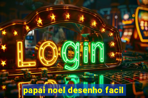 papai noel desenho facil