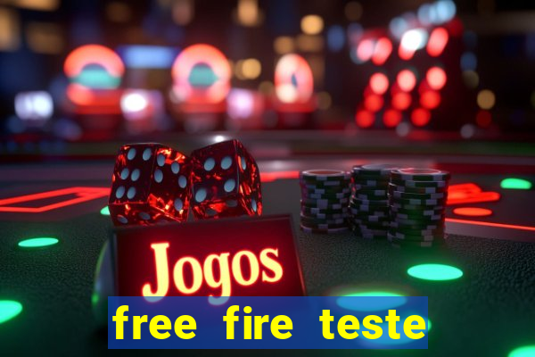 free fire teste grátis jogar agora