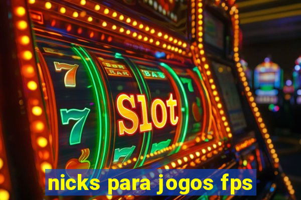 nicks para jogos fps